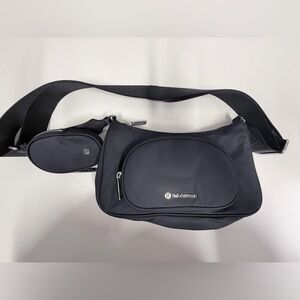 Lululemon Black Crossbody bag with Nano Pouch
